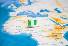 Nigeria on the map