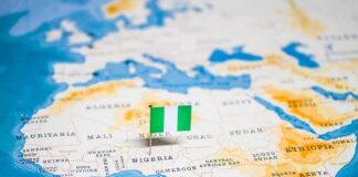 Nigeria on the map