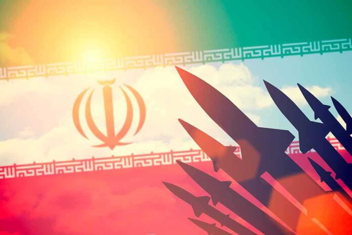 405834970 featured image Iranian flag and a missile