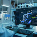 Cold Case Cracked After 42 Years! Scientist analyzing DNA on computer in laboratory