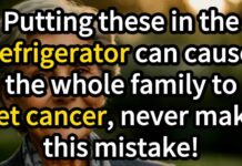 Unseen Dangers in Your Kitchen: Are You at Risk? Putting these in the refrigerator can cause the whole family