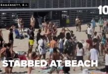 3 Stabbed -Beach Brawl BREAKS OUT! 3 Stabbed -Beach Brawl BREAKS OUT!