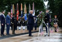 President Trump, VP JD Vance visit The Tomb of the Unknown Soldier | Full Memorial Day ceremony