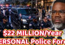 Anti-Police Mayor's Huge Security Detail Exposed!