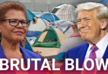 Trump Cuts DESPERATE Funds When He Saw THIS! Karen Bass dealt embarrassing blow as Trump cuts funding to LA homelessness agency