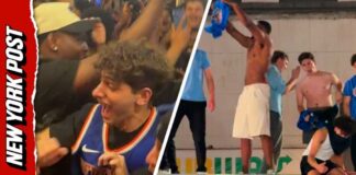 New Yorkers Go WILD in the Streets After Knicks win NBA Finals Game 4