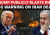 'WHY DID YOU DO IT, BIBI?': Trump Shocks Israel With Public Rebuke Of Netanyahu, Warns Over Iran