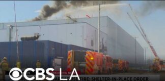 Firefighters gain control of Boyle Heights warehouse blaze, residents remain impacted