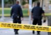 Neighbors DESPERATE Warnings Ignored – Three Dead! Police officers walking past caution tape at a crime scene