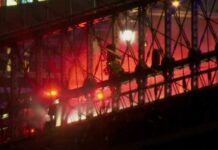 Brooklyn Bridge ON FIRE – What Went Wrong? Fire breaks out on Brooklyn Bridge during Independence Day fireworks celebrations