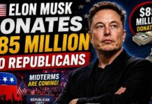 🇺🇸 Elon Musk Donates $85 Million To Republicans