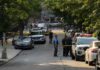 Islamization Replaces Gang Violence as Countries Worst Crime Police officers secure a residential street with patrol cars and yellow tape