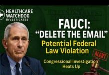 Fauci Orders Staff “DELETE EVERYTHING!” Fauci’s Testimony vs. His “Delete the Emails” Orders: Did He Violate Federal Law?