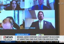 Case DROPPED Against 6 Republicans Accused Of Falsifying Election Result New developments in case of six Nevadans accused of submitting fake electors