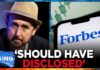 SECRET PAYMENT: Forbes top editor FIRED | RISING