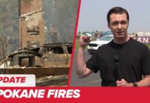Shocking Satellite Footage Shows Wildfire Before and After Fire crews, city and state leaders give updates on Spokane Area Fires
