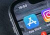 Apple PULLS Top App From Store smartphone screen showing app icons and notification badges