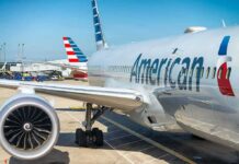Fireball ERUPTS Mid-Flight — Passengers Panic! Commercial airplane at airport gate with engine and fuselage visible