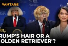 Trump Sparks Frenzy With Bizarre Makeover Trump's Hair Makeover in Las Vegas Stuns the Internet: 'Is That a New Wig?' | Vantage | 4K