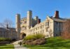 Campus Deaths Jolt University – Victims IDENTIFIED Gothic-style college building with archway and towers