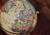 UN Torches U.S In Latest Map Release Vintage globe showing Europe, North Africa, and the North Atlantic