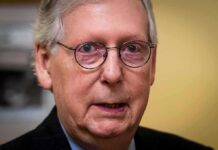 Missing Senator Returns – Pushed In Wheelchair elderly man with glasses in a close-up portrait