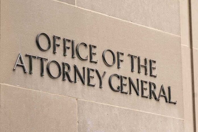 Office of the Attorney General building sign