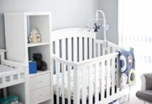 What Mother Did While Baby Died Is Disgusting White baby crib with mobile in a bright nursery