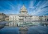 Wacky Senator Pushes Insane Conspiracy Theory About Trump United States Capitol building with dome and reflection