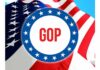GOP Candidate Angrily Denies Saying She Dissed Vance GOP emblem over American flag