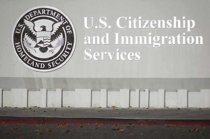 shutterstock_1948566463 USCIS building sign with DHS seal